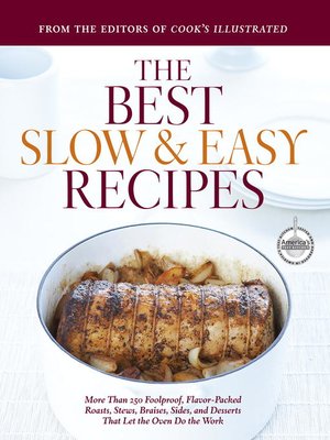 cover image of The Best Slow and Easy Recipes